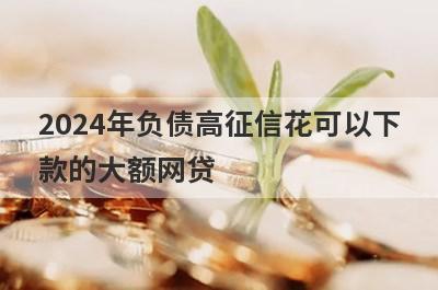 2024年负债高征信花可以下款的大额网贷 盘点5个容易通过下款的网贷