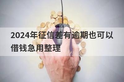 2024年征信差有逾期也可以
借钱急用整理
