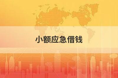 小额应急借钱 容易借到钱的小额借款平台