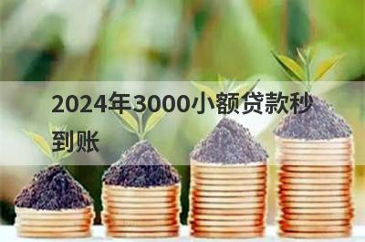 2024年3000小额贷款秒到账 整理5个借钱秒到账app不需要审核