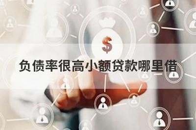 负债率很高小额贷款哪里借？精选整理5个负债率很高马上放款的平台