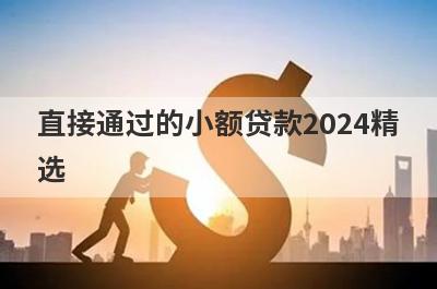 直接通过的小额贷款2024精选，这几个都是必下款的网贷口子！