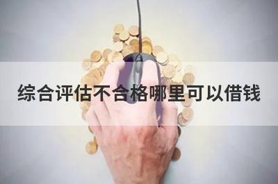综合评估不合格哪里可以借钱？整理5个综合评估不合格秒下款软件