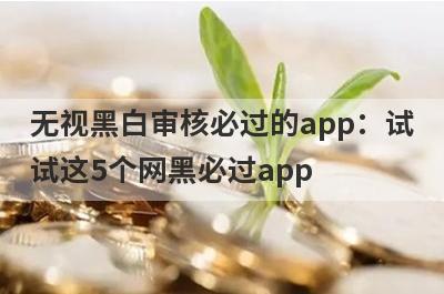 无视黑白审核必过的app：试试这5个网黑必过app