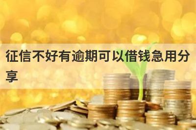 征信不好有逾期可以借钱急用分享，这5个贷款平台值得一试！