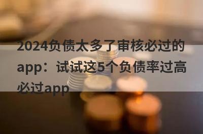 2024负债太多了审核必过的app：试试这5个负债率过高必过app