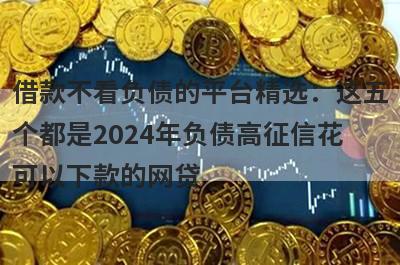 借款不看负债的平台精选：这五个都是2024年负债高征信花可以下款的网贷