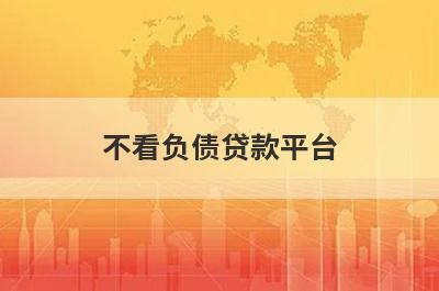 不看负债贷款平台 独家盘点不看负债好下款的贷款