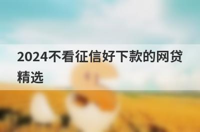 2024不看征信好下款的网贷精选 这些口子app当天放款极速到账
