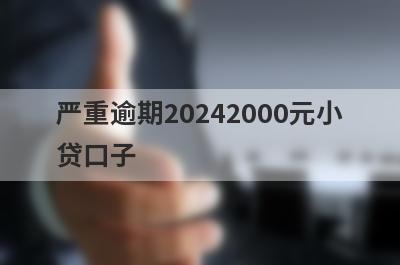 严重逾期20242000元小贷口子，分享5个严重逾期容易通过的平台