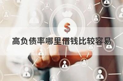 高负债率哪里借钱比较容易？精选5个2024年负债过高也能借到钱的贷款平台