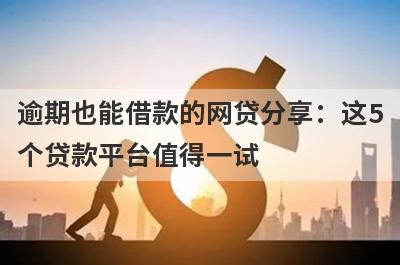 逾期也能借款的网贷分享：这5个贷款平台值得一试！
