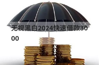 无视黑白2024快速借款3000，这5个小额贷款轻松实现