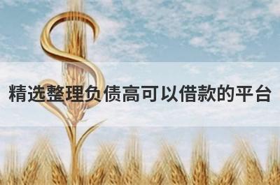 精选整理负债高可以借款的平台 这5个平台秒到账