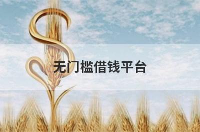 无门槛借钱平台（好下款的网贷2024）