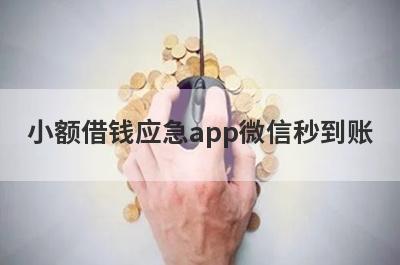 小额借钱应急app微信秒到账，汇总五个小额贷款平台