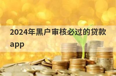 2024年黑户审核必过的贷款app(双黑逾期必下款口子)