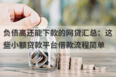 负债高还能下款的网贷汇总：这些小额贷款平台借款流程简单，放款快速！
