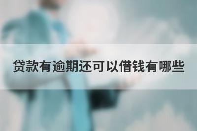 贷款有逾期还可以借钱有哪些？急用钱试试这几个，容易借钱