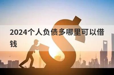 2024个人负债多哪里可以借
钱
