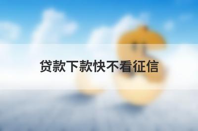 贷款下款快不看征信 整理5个小额贷款1000元秒下款