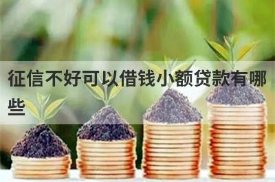 征信不好可以借钱小额贷款有哪些？推荐5个极速借款秒到账口子