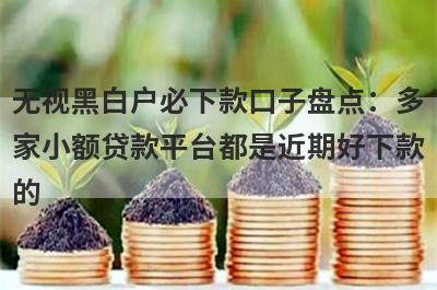 无视黑白户必下款口子盘点：多家小额贷款平台都是近期好下款的