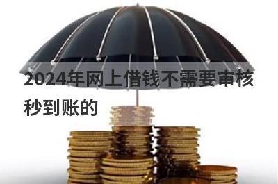 2024年网上借钱不需要审核秒到账的(能百分百借钱的app)