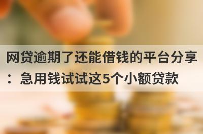 网贷逾期了还能借钱的平台分享：急用钱试试这5个小额贷款！