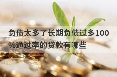 负债太多了长期负债过多100%通过率的贷款有哪些？这5个贷款容易通过