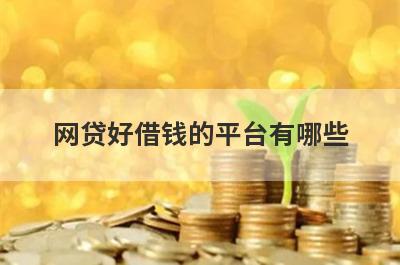 网贷好借钱的平台有哪些？独家盘点不审批就可以借钱的app